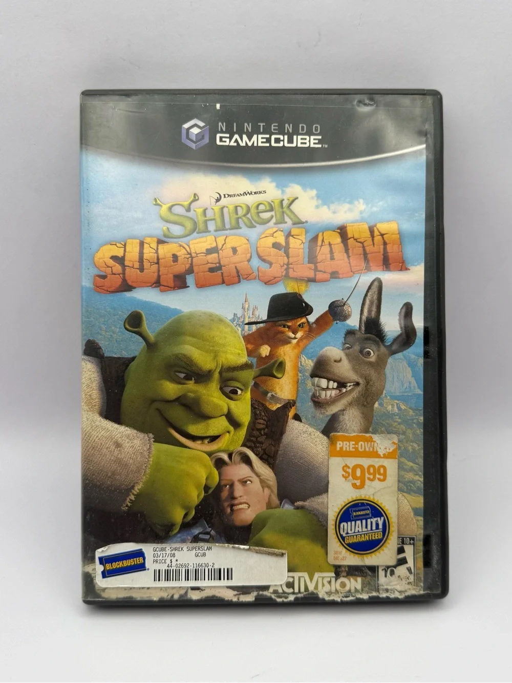 Shrek SuperSlam (Nintendo GameCube) - Green Cover